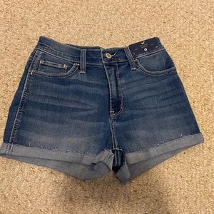 Hollister High Rise Jean Shorts